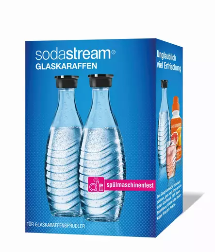 Sodastream lasipullo CRYSTAL Karaffisetti / 2plo - Keittiölaitteet - 1047200490 - 1