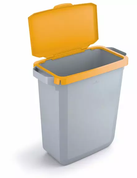 Saranoitu kansi DURABIN® 60L keltainen - Paperikorit, roskakorit - 1800500030 - 1