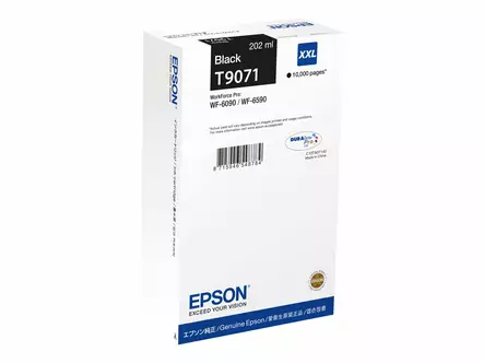 Epson T9071 musta 10K - Epson mustesuihkupatruunat - T907140 - 1