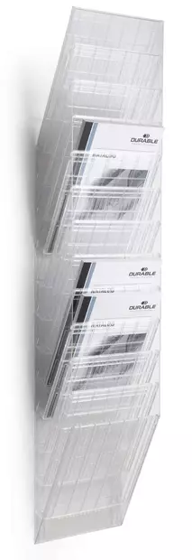 Esiteteline Flexiboxx 12-osainen A4 pysty kirkas - Esitetelineet - 1709763400 - 2