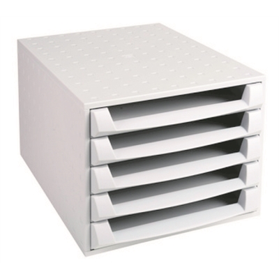 Laatikosto Box 5-osharmaa/harmaa - Säilytyslaatikot, -kuutiot - 283450 - 2