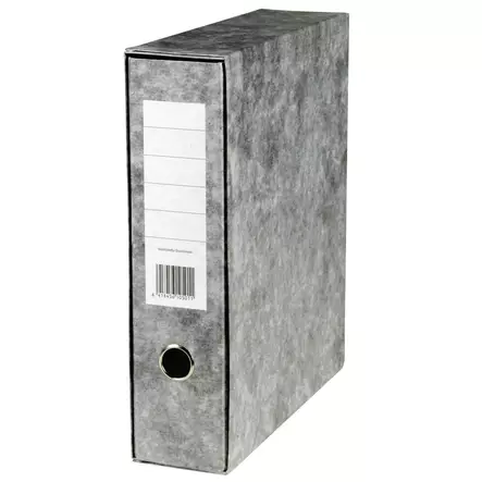 Marmorimappi harmaa 8cm kotelolla - Mapit - 200240 - 1