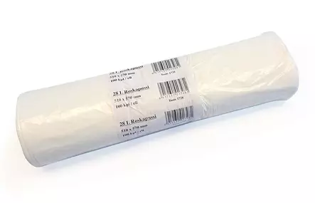 ROSKAPUSSI 28L VALKOINEN 14MY /100 - Jätepussit- ja säkit - 78250 - 1