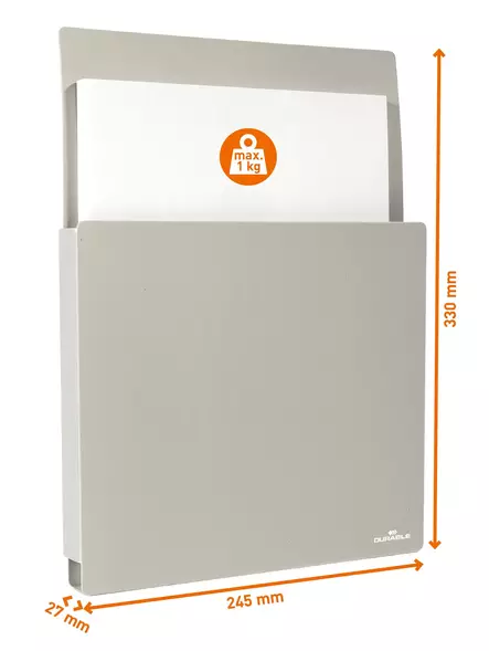Säilytyskotelo Durable INFO BOX A4 magneettinen - Esitetelineet - 507310 - 2