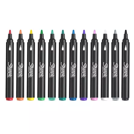 Sharpie Creative Marker 12kpl värilajitelma akryylitussi - Merkkauskynät, -tussit - 2201070 - 2
