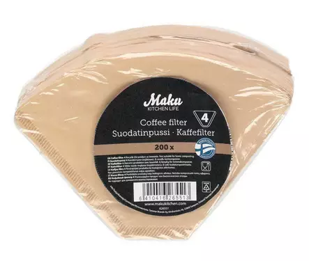 Suodatinpussi Maku 1x4/200kpl - Kahvit ja suodatinpaperit - 264100 - 2