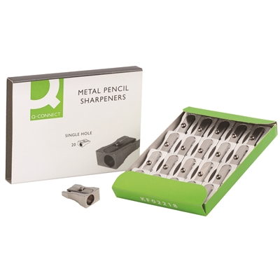 Teroitin Q-Connect 1-reikä metalli - Teroittimet - 256100 - 2