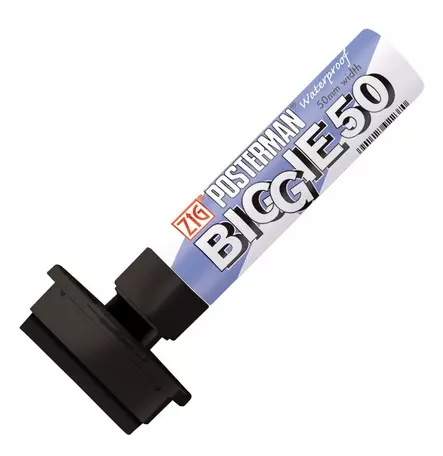 ZIG Posterman Biggie 50mm Musta - Lasitaulutussit, liidut - ZIG150010 - 1