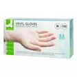 Vinyylikäsine Q-C Koko M 100kpl/pkt - Siivous-,  suojakäsineet - 966670 - 1