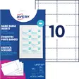 Nimikyltti Avery 54x90 tulostettava/200 - Nimikortit, kongressineulat, kaulanauhat - AVL4727-20 - 1