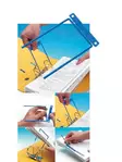 Arkistohaarukka F-binder sininen 100kpl - Arkistointi - 20004100 - 2