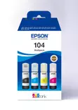Epson T104 EcoTank 4-colour Multipack - Epson mustesuihkupatruunat - C13T00P640 - 1