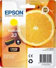 Epson Keltainen 33 Claria Premium muste - Epson mustesuihkupatruunat - T33444010 - 1