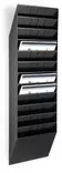 Esiteteline Flexiboxx 12-osainen A4 vaaka musta - Esitetelineet - 1709781060 - 2