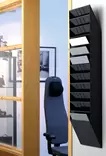Esiteteline Flexiboxx 12-osainen A4 vaaka musta - Esitetelineet - 1709781060 - 3