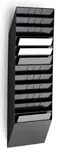 Esiteteline Flexiboxx 12-osainen A4 vaaka musta - Esitetelineet - 1709781060 - 1