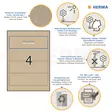 Herma label Silphie 192x61 (80) - Paperitarra-arkit A5, A4 - HER10760 - 2