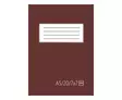 Kouluvihko ruskea A5/20 ruudut 7x7 mm, 20 kpl/pkt - Kouluvihkot - 68390 - 1