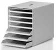 Laatikosto Idealbox Plus 7-osainen harmaa - Lomakelaatikot, kortistolaatikot - 1712001050 - 1