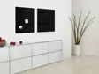 Magneettinen lasitaulu 480x480 musta - Lasi,valko,pellava,korkki,fläppi,-taulut - GL110 - 3