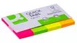 Merkkaaja Q-Connect20x50mm 4 neonväriä - Teippimerkit, merkkaajat - 631190 - 2