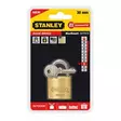 Messinkilukko Stanley normaalisanka 30 mm S742-030 - Kassalippaat, parkkikiekot, lukot, ym. - 605900 - 1