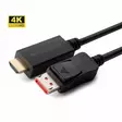 MicroConnect 4K DisplayPort-HDMI 1,5m - Audiokaapelit - W125943240 - 1