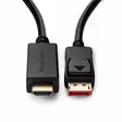 MicroConnect 4K DisplayPort-HDMI 1,5m - Audiokaapelit - W125943240 - 2