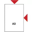 Muovitasku A3 120mic PP appelsiinip. /50 - Muovitaskut - 24460 - 1