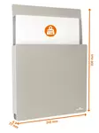 Säilytyskotelo Durable INFO BOX A4 itseliimautuva - Esitetelineet - 507210 - 2