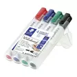Valkotaulutussi Lumocolor Staedtler 351 pyöreä 4 väriä - Valkotaululutussit - 570710 - 2