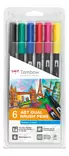 Tombow ABT Dual Brush 6P-1 Basic (6) - Taidekynät - TOM11060 - 1