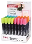 Tombow Brush pen Fudenosuke hard display neon (48) - Kalligrafiakynät - TOM13120 - 1