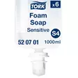 Vaahtosaippua Tork extra mild S4 1L 6kpl - Henkilöhygienia, ihon hoitotuotteet - 206070 - 3
