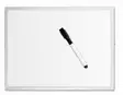 Valkotaulu magneettinen 300x400 mm - Lasi,valko,pellava,korkki,fläppi,-taulut - 207120 - 1