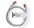 Verkkokaapeli Nedis CAT6 S/FTP 3m harmaa - Näyttö- ja videokaapelit - 12980 - 1