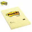 Viestilappu Post-it 660 viivat 102x152 mm keltainen 6kpl/pkt - Viestilaput, muistilaput, kuutiot - 213400 - 1