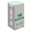 Viestilappu Post-it Recycled Notes 76x76mm pastelli 16 kpl - Viestilaput, muistilaput, kuutiot - 236660 - 1