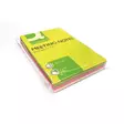 Viestilappu Q-CONNECT Extra Sticky 101x150mm FSC 4 väriä - Viestilaput, muistilaput, kuutiot - 236870 - 1