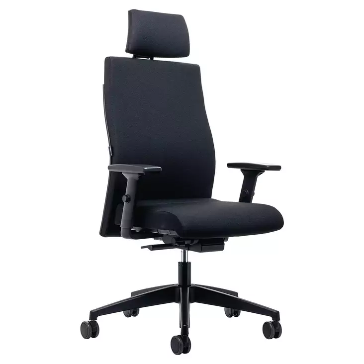 Interstuhl 179RS työtuoli ergonominen korkeaselkäinen niskatuki musta - Työtuolit - 10472760 - 1