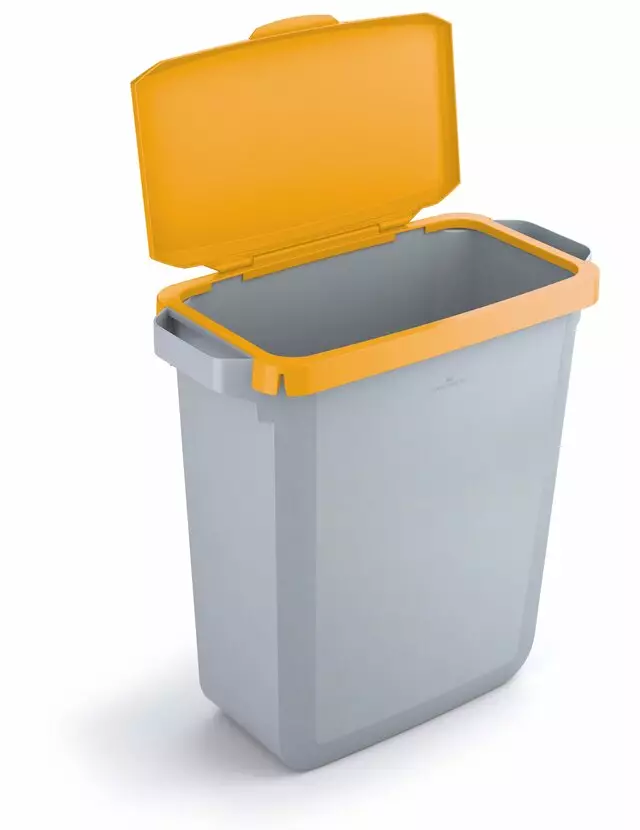 Saranoitu kansi DURABIN® 60L keltainen - Paperikorit, roskakorit - 1800500030 - 1