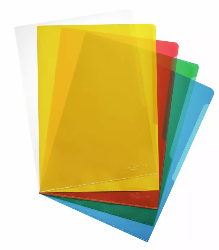 Muovitasku STANDARD A4 PP värillajitelma 100 kpl - Muovitaskut - 233700 - 1