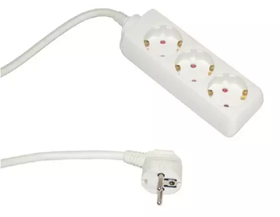 Jatkojohto Airam 3-osainen 1,5 m - Valaisimet, jatkojohdot - 69200 - 1