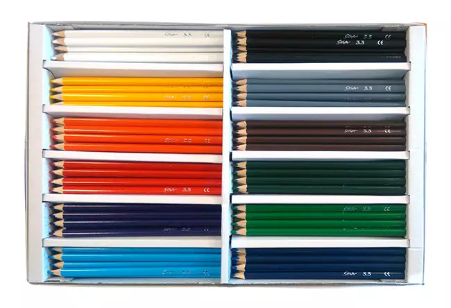 SCRIVA VÄRIKYNÄLAJITELMA /144 kpl - Värityskynät - 82340 - 1