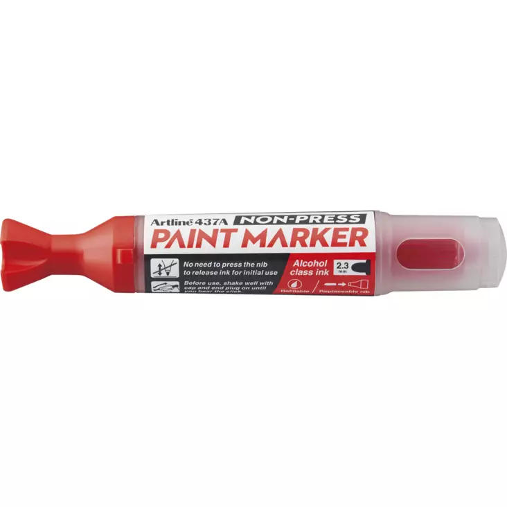 Artline Non-press maalitussi 437A Punainen - Merkkauskynät, -tussit - ART043710 - 1