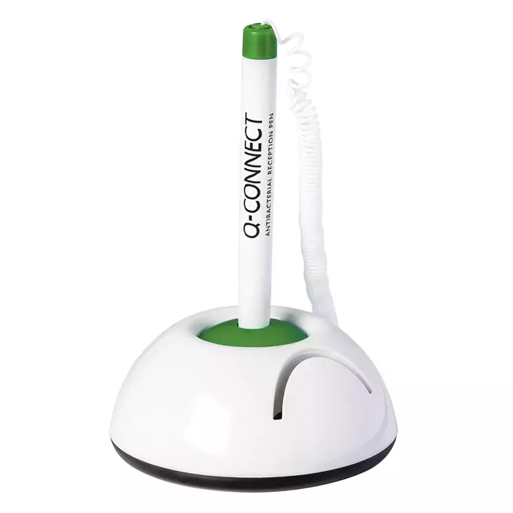 Asiakaskuulakynä Q-Connect antibakteerinen sininen muste - Kuivamustekynät - 309140 - 1