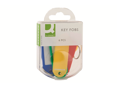 Avaimenperä Q-Connect värilajitelma/6 - Avaimenperät, avainkaapit - 276100 - 1