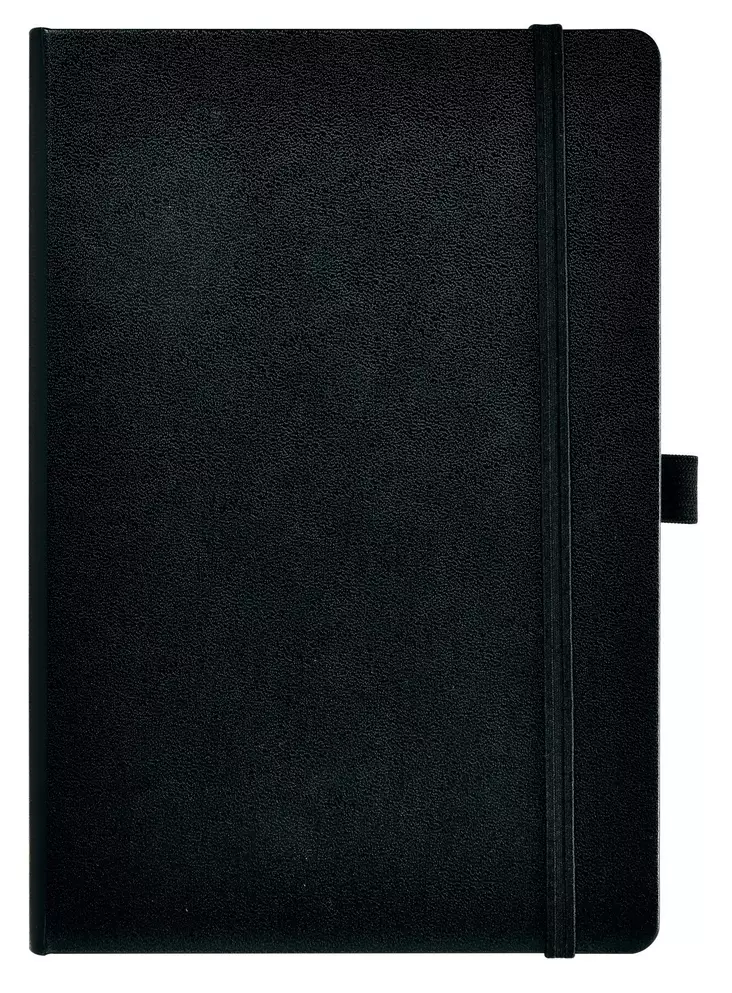 BNT muistikirja musta A5/192 viivoilla - Muisti- ja konttorikirjat - 514010 - 1