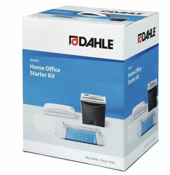 Dahle Kotitoimiston aloituspaketti paperisilppuri, rullaleikkuri ja laminointilaite - Paperintuhoojat - 187100 - 1