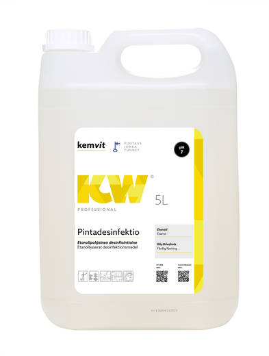 Desinfiointiaine pinnoille 5 L 60%etanol - Pesu- ja puhdistusaineet - 131330 - 1